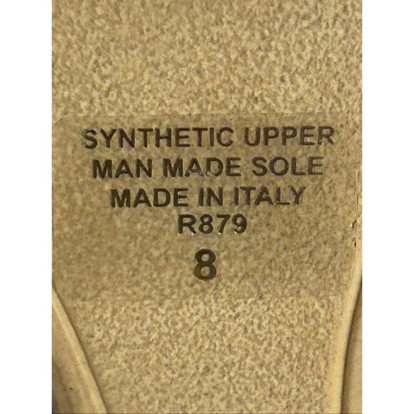 A. Giannetti Women Shoes sandals Gray Slide wedge Size 8 - Picture 8 of 8